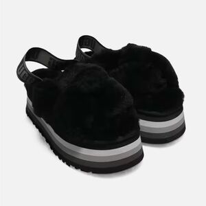 UGG Women's Disco Knot Slide Platform Slippers
